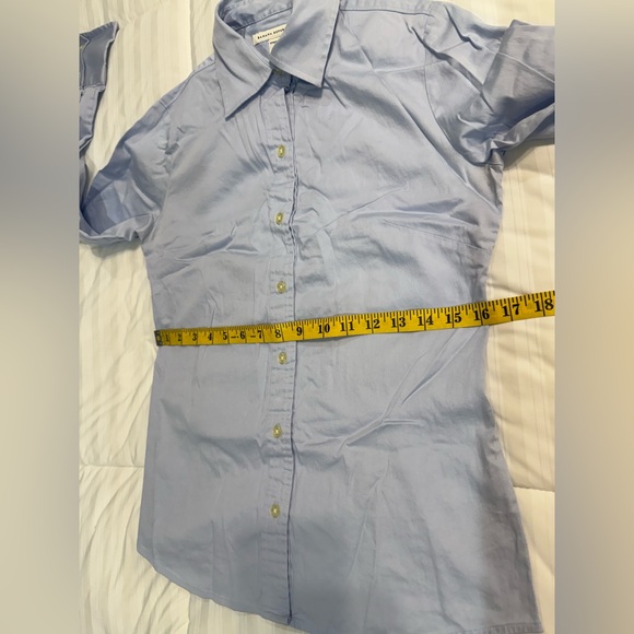 Banana Republic button up shirt. Baby blue. Size S - Picture 7 of 9